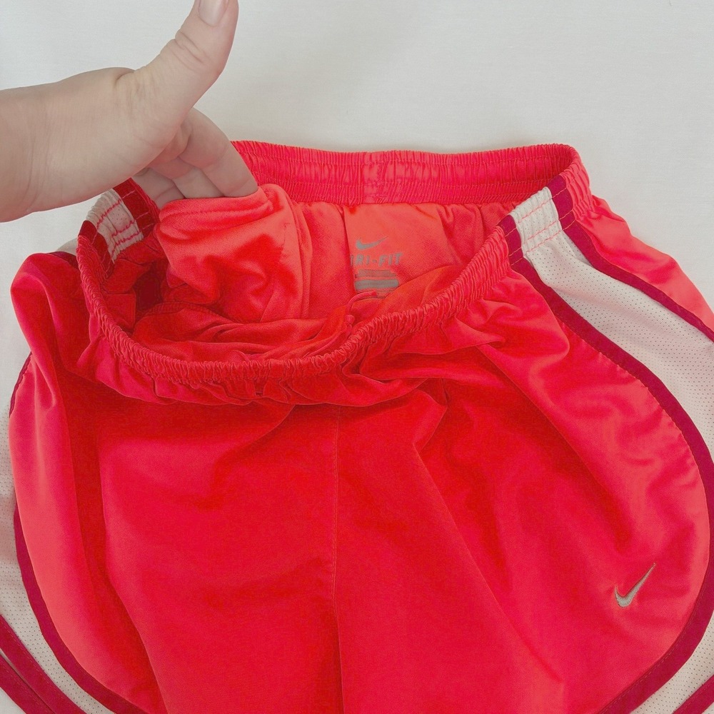 Nike Dri-FIT Tempo Running Shorts Orange Women's Size Small 3 Inch Inseam - Picture 5 of 11